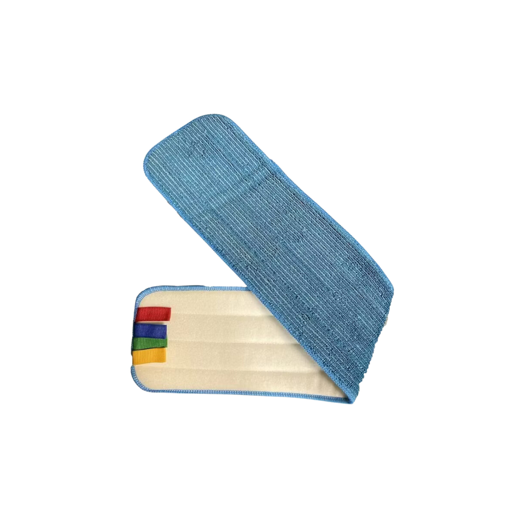 Frange microfibre bleu velcro